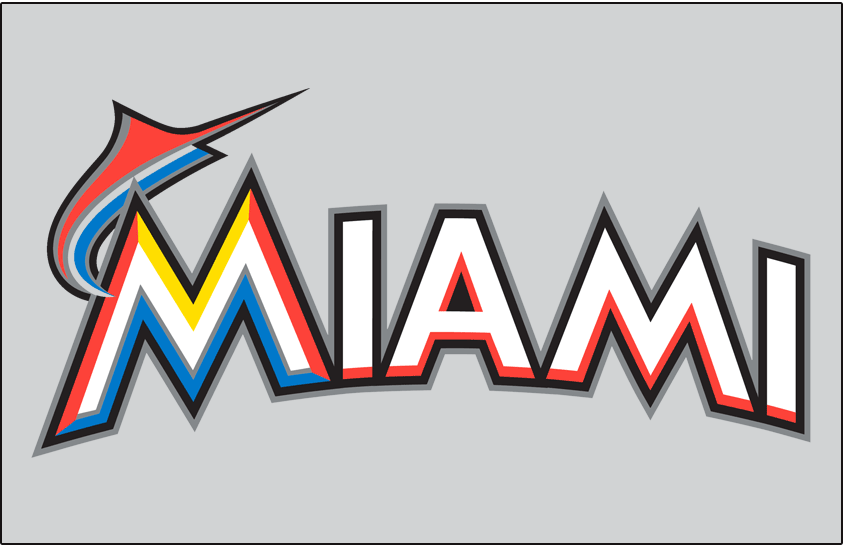 Miami Marlins 2012-2018 Jersey Logo fabric transfer